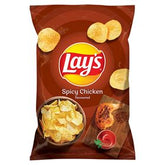 LAY'S SPICY CHICKEN POTATO CHIPS 130 G 21 STK